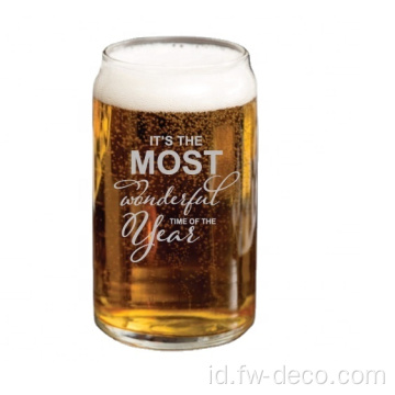 Bir dapat membentuk gelas logo khusus